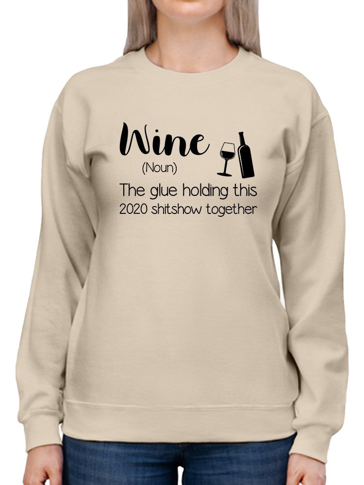 Wine Sweatshirt Women's -GoatDeals Designs