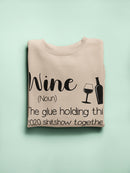 Wine Sweatshirt Women's -GoatDeals Designs