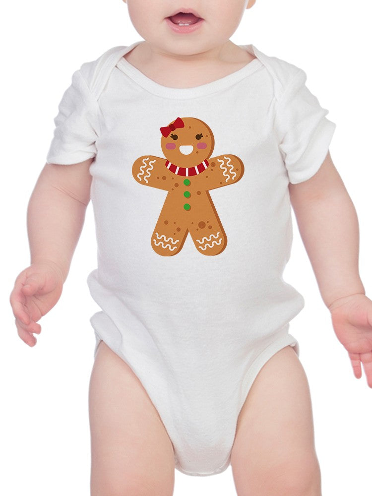 Gingerbread Girl Cookie Baby's Bodysuit