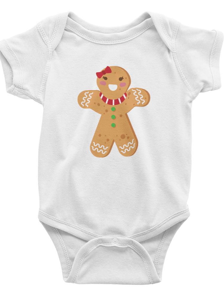 Gingerbread Girl Cookie Baby's Bodysuit