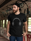 Music Headphones Design Men's T-shirt