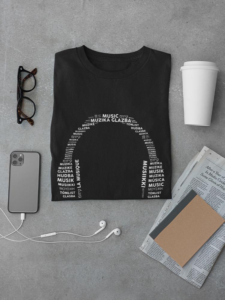 Music Headphones Design Men's T-shirt