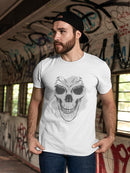 Evil Skeleton Face Men's T-shirt