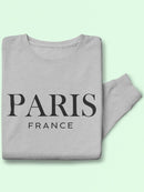 Paris France Design Men's Sweatshirt