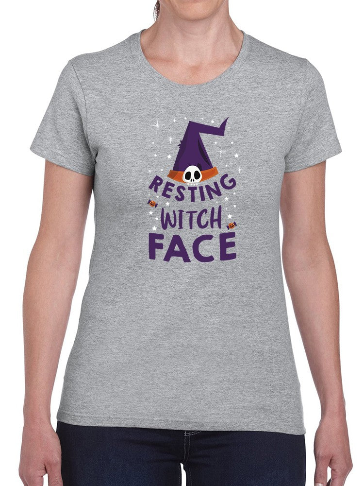 Resting Witch Face. Women's Shaped T-shirt