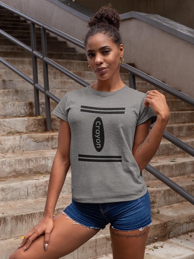 Crayon Women's Shaped T-shirt