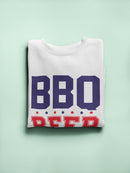 Bbq Beer And Freedom Men's Sweatshirt