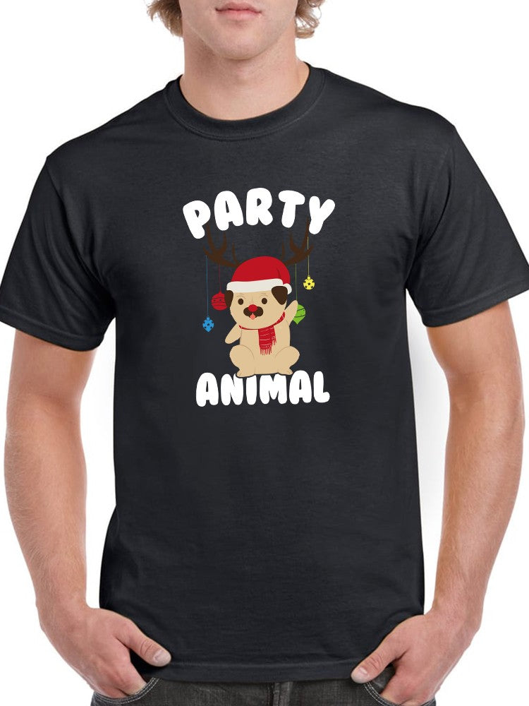 Party Animal Pug Men's T-shirt