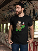Cute Sloth And Turtle Men's T-shirt