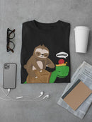 Cute Sloth And Turtle Men's T-shirt
