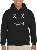 Smiley Face With X Eyes Men's Hoodie