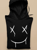 Smiley Face With X Eyes Men's Hoodie