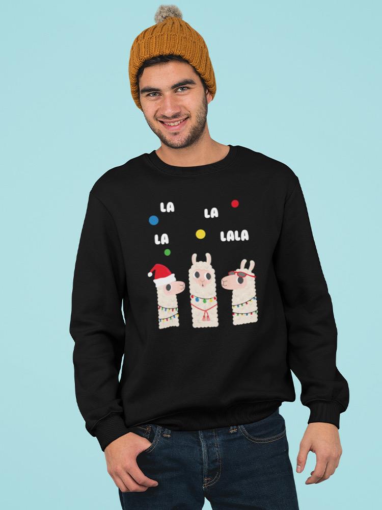 La La Lala Llama Men's Sweatshirt