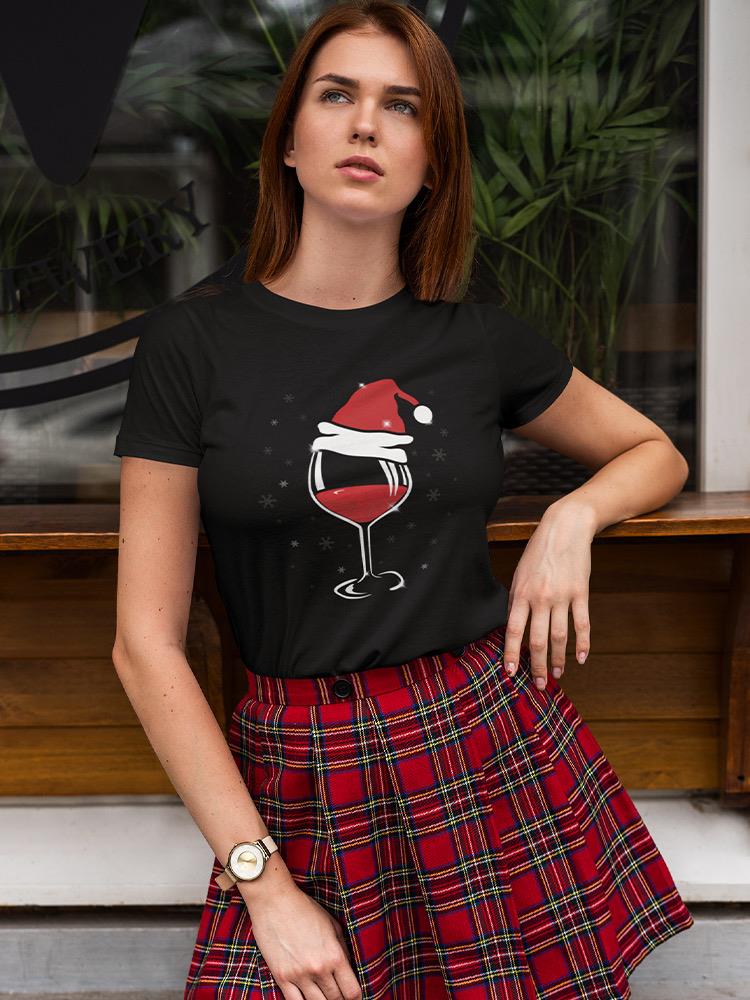 Christmas Wine Women's Shaped T-shirt