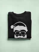 Cool Santa With Glasses Men's Sweatshirt