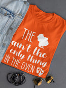 Funny Thanksgiving Quote Women's Shaped T-shirt