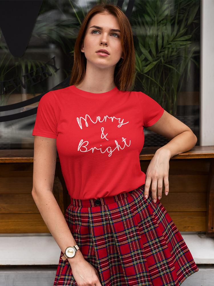 Merry N' Bright Women's Shaped T-shirt
