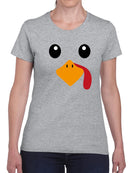 Turkey Face Women's Shaped T-shirt