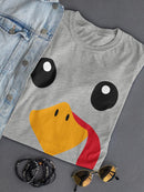Turkey Face Women's Shaped T-shirt