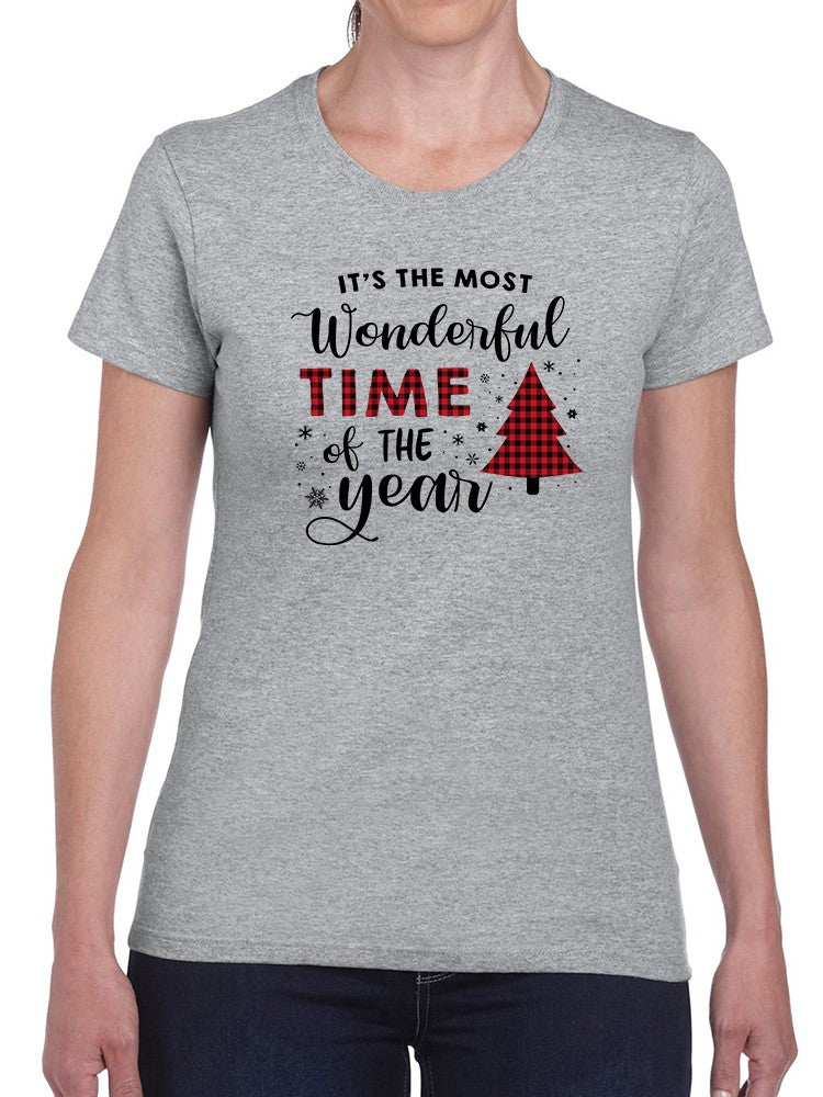 The Wonderful Time Of The Year Women's Shaped T-shirt