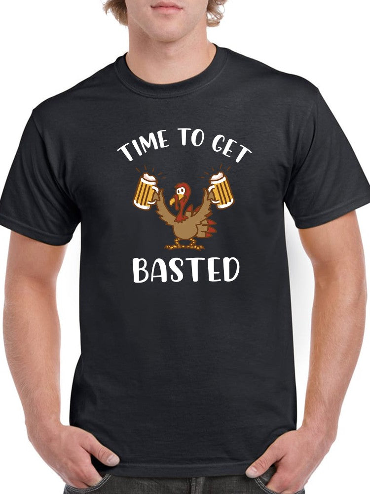 Time To Get Basted Turkey Men's T-shirt