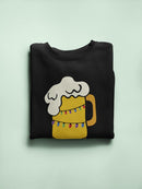 Holiday Beer Quote Men's Sweatshirt