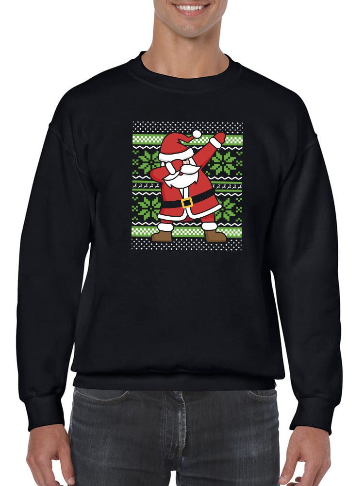 Dabbing Santa Men's Sweatshirt