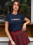 Moon Cycle Women's Shaped T-shirt