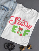Sassy Elf Women's Shaped T-shirt