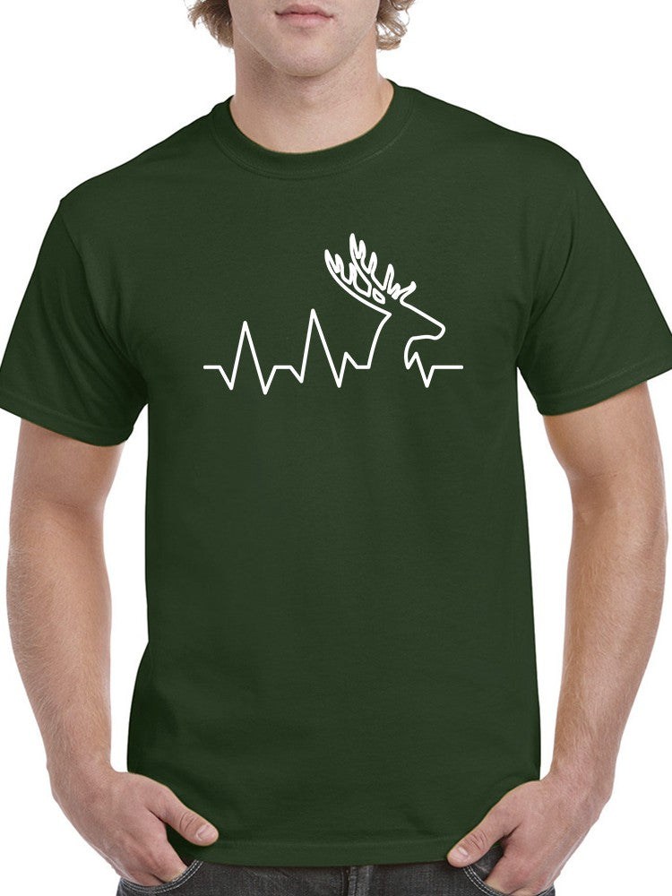 Deer Heartbeat Men's T-shirt