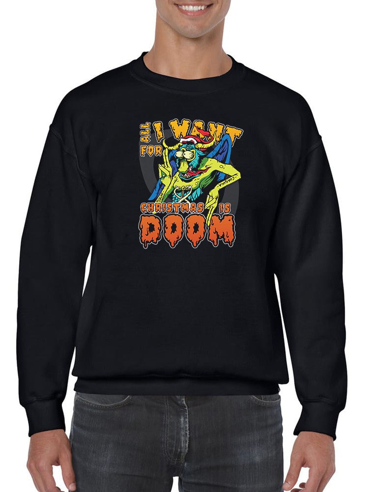 All I Want For Christmas Is Doom Men's Apparel
