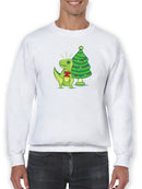 Christmas Dinosaur Men's Apparel
