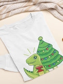 Christmas Dinosaur Men's Apparel