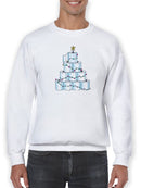 Toilet Paper Christmas Tree Men's Apparel