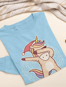 Dabbing Christmas Unicorn Women's Sweatshirt