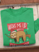 Wake Me Up When It's Christmas Women's Apparel