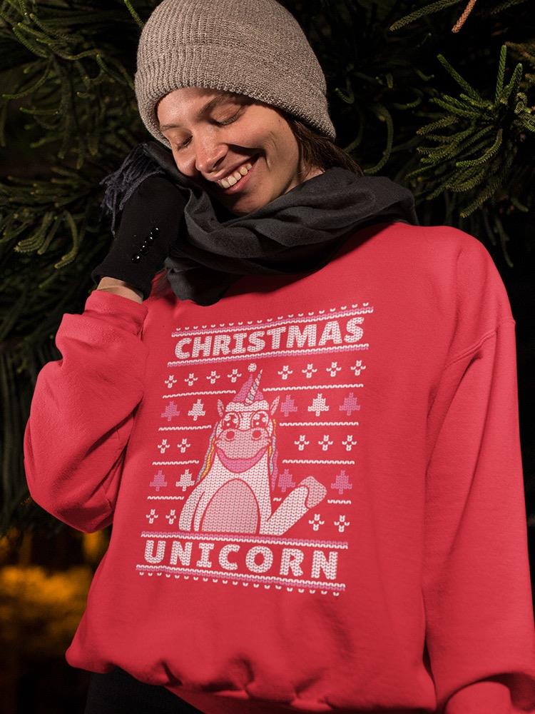 Christmas Unicorn Women's Sweatshirt