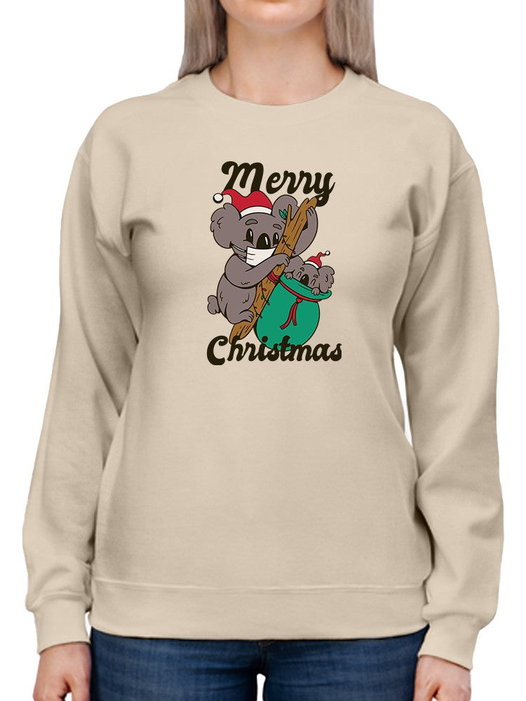 Merry Christmas Koalas Women's Sweatshirt