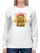 Merry Christmas Dog Women's Sweatshirt