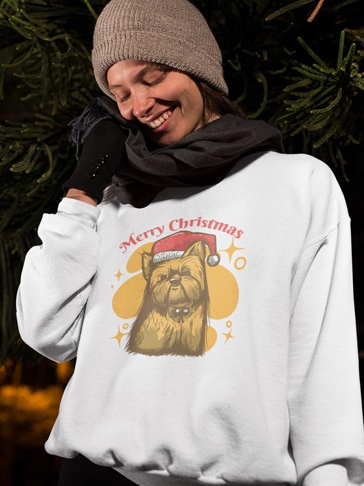 Merry Christmas Dog Women's Sweatshirt