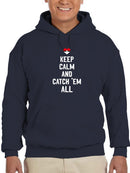 Keep Calm And Catch Em All Men's Hoodie
