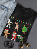 Christmas Dabs Women's Shaped T-shirt