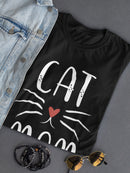 Cat Mom Women's Shaped T-shirt