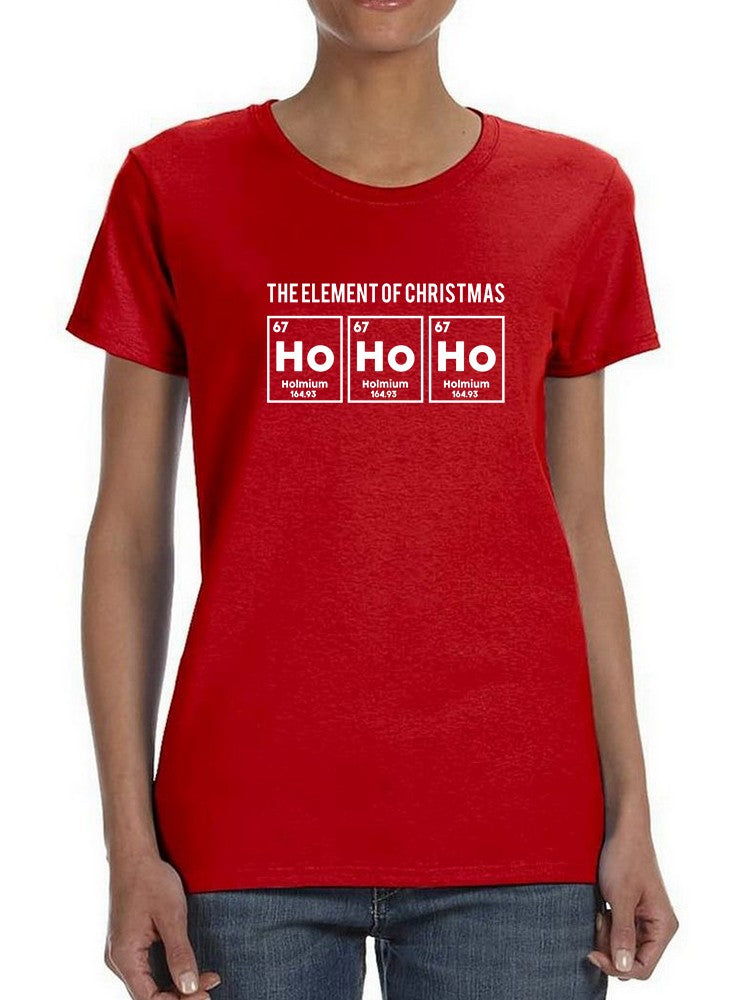 Christmas S Ho Ho Ho Women's Shaped T-shirt