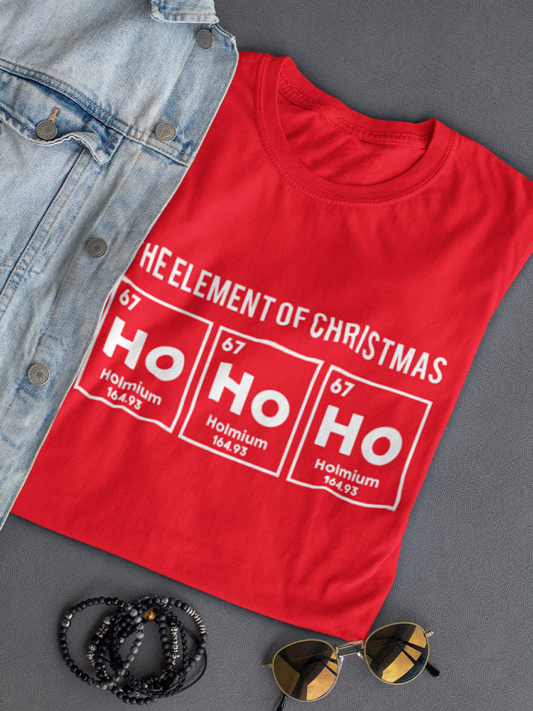 Christmas S Ho Ho Ho Women's Shaped T-shirt