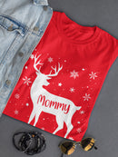 Deer Mommy Women's Shaped T-shirt