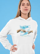 The Creation Of Adam Closeup Women's Hoodie