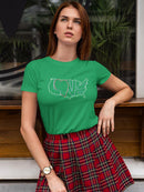 Love Map Shaped Tee Women's -GoatDeals Designs