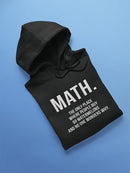 Math Problem Hoodie Women's -GoatDeals Designs