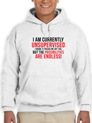 Currently Unsupervised Hoodie Men's -GoatDeals Designs